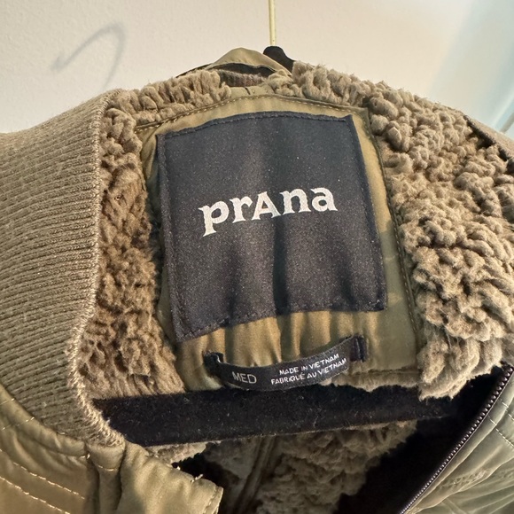 Prana - Esla Bomber Jacket - Women's - size medium (army green) - Picture 5 of 5
